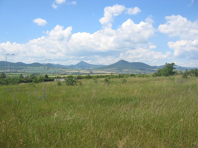 pohled na Krušné hory