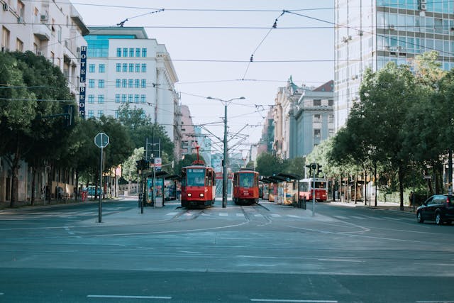 jízda v Praze
